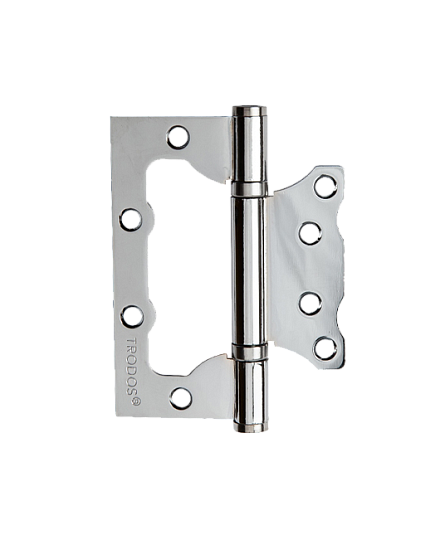 Накладные петли бабочки Петля накладная TRODOS 2BB 100х75х2,0мм CP 